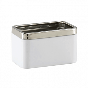 SUGAR HOLDER WITH GALVANIZED FINISHES - WHITE Ti.Pack