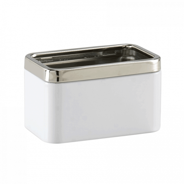 SUGAR HOLDER WITH GALVANIZED FINISHES - WHITE Ti.Pack