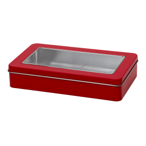 RED RECTANGULAR WITH WINDOW Ti.Pack