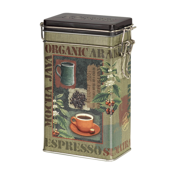 RECTANGULAR COFFEE BOX 250 GR - ESPRESSO MOCHA JAVA Ti.Pack