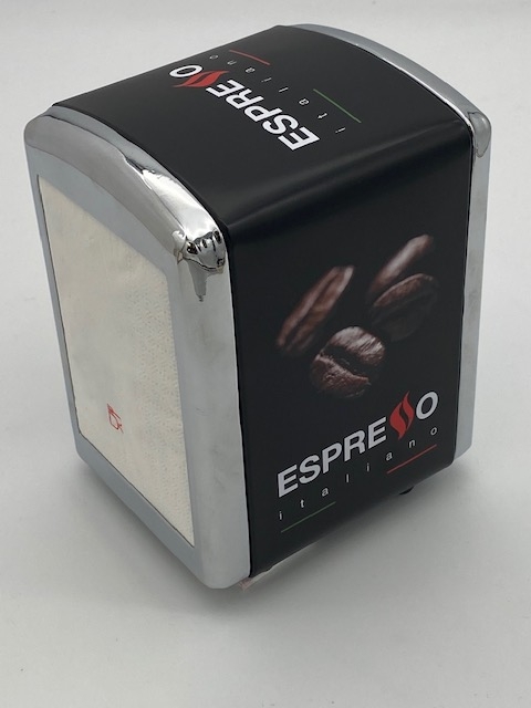 Espresso Napkin Holder Horeca E-Plate Collection Ti.Pack