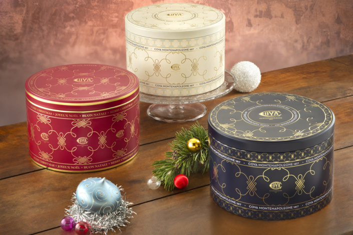 3 Colors Tin boxes for Panettone